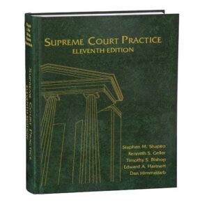 Supreme Court Practice book, a must have when preparing for the US Supreme Court, rent it at a library